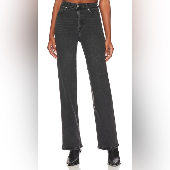 REVOLVE Denim - Dr Denim from Revolve- moxie straight gray black jeans